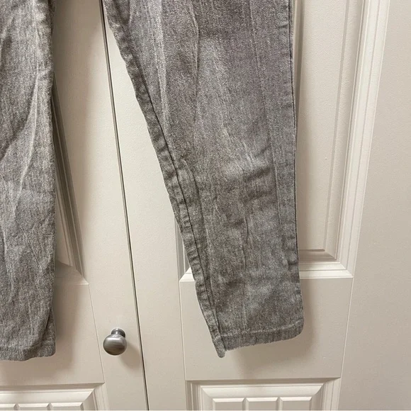 Grey Drawstring Linen Pants - XS - Picture 4 of 13